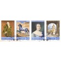 Sverige. 1987. Gribsholm slot. AFA nr. 1416-19 postfrisk 4-stribe Stemplet hæfte FDC parstykkke SWEDEN **/o