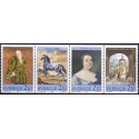 Sverige. 1987. Gribsholm slot. AFA nr. 1416-19 postfrisk 4-stribe Stemplet hæfte FDC parstykkke SWEDEN **/o