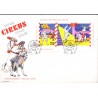Sverige. 1987. Svensk Cirkuskunst. AFA nr. 1420-22 postfrisk miniark Stemplet hæfte FDC parstykkke SWEDEN **/o
