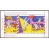 Sverige. 1987. Svensk Cirkuskunst. AFA nr. 1420-22 postfrisk miniark Stemplet hæfte FDC parstykkke SWEDEN **/o