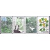 Sverige. 1987. Botaniske haver. AFA nr. 1423-26 postfrisk 4-stribe Stemplet hæfte FDC parstykkke SWEDEN **/o