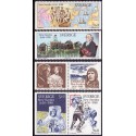 Sverige. 1988. Udvandring og samarbejde med USA. AFA nr. 1443-48 postfrisk   Stemplet hæfte FDC parstykkke SWEDEN **/o