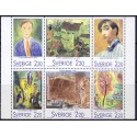 Sverige. 1988. Svenske Kunstner. AFA nr. 1455-60 postfrisk sammentryk  Stemplet hæfte FDC parstykkke SWEDEN **/o