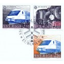 Sverige. 1988. Europamærker / CEPT. AFA nr. 1461-63 postfrisk  Stemplet hæfte FDC parstykkke SWEDEN **/o