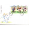 Sverige. 1988. Fodboldt. AFA nr. 1467-69 postfrisk miniark  Stemplet hæfte FDC parstykkke SWEDEN **/o