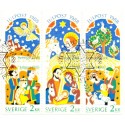 Sverige. 1988. Julefrimærker. AFA nr. 1470-75 postfrisk 6-blok Stemplet hæfte FDC parstykkke SWEDEN **/o