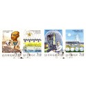 Sverige. 1988. Nobelpristager. AFA nr. 1476-79 postfrisk 4-blok Stemplet hæfte FDC parstykkke SWEDEN **/o