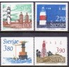 Sverige. 1989. Fyrtårne. AFA nr. 1480-83 postfrisk   Stemplet hæfte FDC parstykkke SWEDEN **/o