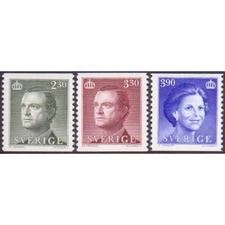 Sverige. 1989. Suppleringsværdier. AFA nr. 1490-92 postfrisk  Stemplet hæfte FDC parstykkke SWEDEN **/o