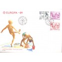 Sverige. 1989. Europamærker / CEPT. AFA nr. 1499-1501 postfrisk   Stemplet hæfte FDC parstykkke SWEDEN **/o
