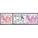 Sverige. 1989. Europamærker / CEPT. AFA nr. 1499-1501 postfrisk   Stemplet hæfte FDC parstykkke SWEDEN **/o