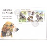 Sverige. 1989. Svenske hunde. AFA nr. 1516-18 postfrisk miniark Stemplet hæfte FDC parstykkke SWEDEN **/o