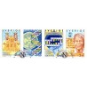 Sverige. 1989. Nobelpristager. AFA nr. 1522-25 postfrisk 4 stribe Stemplet hæfte FDC parstykkke SWEDEN **/o