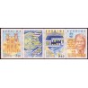 Sverige. 1989. Nobelpristager. AFA nr. 1522-25 postfrisk 4 stribe Stemplet hæfte FDC parstykkke SWEDEN **/o