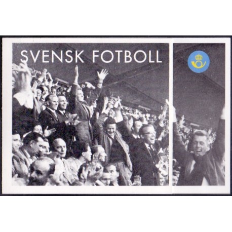 Sverige 2004. Svensk Fodbold. AFA nr. 2328-33,  postfrisk sammentryk stemplet  hæfte FDC parstykkke