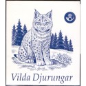 Sverige 2005. Vilde dyreunger. AFA nr. 2428-31, postfrisk  sammentryk stemplet  hæfte FDC parstykkke