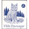Sverige 2005. Vilde dyreunger. AFA nr. 2428-31, postfrisk  sammentryk stemplet  hæfte FDC parstykkke