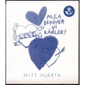 Sverige 2006. Valentinsdag. AFA nr. 2447-50, postfrisk   sammentryk stemplet  hæfte FDC parstykkke