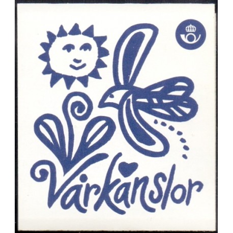 Sverige 2007. Forårstegn. AFA nr. 2501-04, postfrisk sammentryk stemplet  hæfte FDC parstykkke