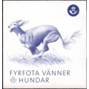 Sverige 2008. Hunde. AFA nr. 2553-56, postfrisk  stemplet  hæfte FDC parstykkke