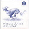 Sverige 2008. Hunde. AFA nr. 2553-56, postfrisk  stemplet  hæfte FDC parstykkke