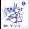 Sverige 2008. Frugter og grønsager. AFA nr. 2601-04, postfrisk hæfte stemplet  hæfte FDC parstykkke