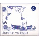 Sverige 2006. Sommer ved søen. AFA nr. 2468-72, postfrisk parstykker sammentryk stemplet  hæfte FDC parstykkke