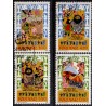 Færøerne 1985 Flytyper AFA nr. 119-23 komplet hæfte postfrisk