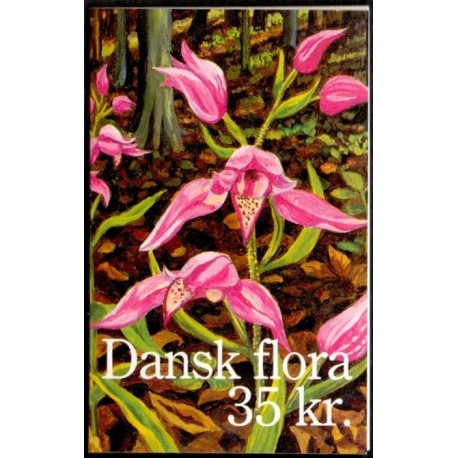 Danmark frimærkehæfte 1990. Dansk Flora AFA S54