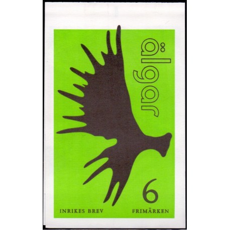 Sverige 1997. Elge. AFA nr. 1939-44 postfrisk stemplet  hæfte FDC