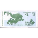 Sverige 1996. Ekoparken. AFA 1878-81, postfrisk stemplet  hæfte FDC