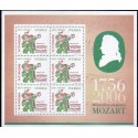 Sverige 2006. Komponister. AFA nr. 2473-75, postfrisk parstykker sammentryk stemplet  hæfte FDC parstykkke