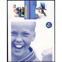 Sverige 2003. Det svenske idrætsforbund. AFA 2259-62,  postfrisk  stemplet  hæfte FDC parstykkke