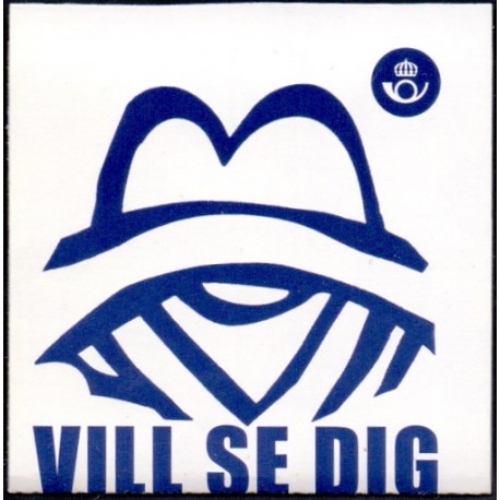 Sverige 2008. Vil se dig. AFA nr. 2565-68, postfrisk stemplet  hæfte FDC parstykkke