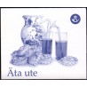 Sverige 2008. Sommerbord. AFA nr. 2583-87, postfrisk stemplet  hæfte FDC parstykkke