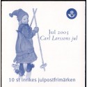 Sverige 2003. Julefrimærker. AFA 2306-09,  postfrisk  stemplet  hæfte FDC parstykkke