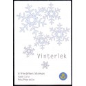 Sverige 2008. Vinterlege. AFA nr. 2610-12, postfrisk sammentryk stemplet  hæfte FDC parstykkke