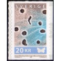 Sverige 2007. Sommerfugle. AFA nr. 2515, postfrisk sammentryk stemplet  hæfte FDC parstykkke