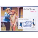 Sverige 2007. Astrid Lindgren. AFA nr. 2552, postfrisk miniark stemplet  hæfte FDC parstykkke
