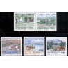 Sverige. 1990. Nationalparker. AFA nr. 1534-38 postfrisk Stemplet hæfte FDC parstykkke SWEDEN **/o
