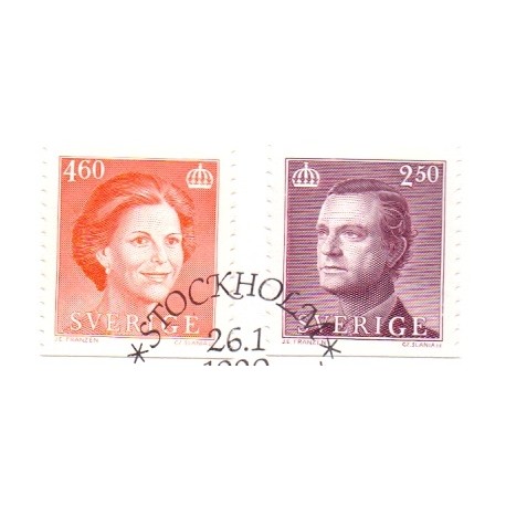 Sverige. 1990. Suppleringsværdier. AFA nr. 1532-33 postfrisk Stemplet hæfte FDC parstykkke SWEDEN **/o