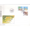 Sverige. 1990. Europamærker / CEPT. AFA nr. 1547-49 postfrisk Stemplet hæfte FDC parstykkke SWEDEN **/o