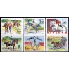 Sverige. 1990. VM i ridning. AFA nr. 1553-58 postfrisk sammentryk Stemplet hæfte FDC parstykkke SWEDEN **/o