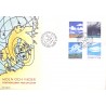 Sverige. 1990. Vejret. AFA nr. 1570-73 postfrisk Stemplet hæfte FDC parstykkke SWEDEN **/o