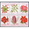 Sverige. 1990. Julefrimærker. AFA nr. 1579-84  postfrisk sammentryk Stemplet hæfte FDC parstykkke SWEDEN **/o