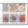 Sverige. 1991. Svenske kort. AFA nr. 1589-94  postfrisk sammentryk Stemplet hæfte FDC parstykkke SWEDEN **/o