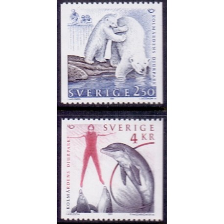 Sverige. 1991. Norden Frimærker. AFA nr. 1606-07  postfrisk Stemplet hæfte FDC parstykkke SWEDEN **/o