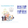 Sverige. 1991. Folkeparker 100 år. AFA nr. 1608-09  postfriske parstykker Stemplet hæfte FDC parstykkke SWEDEN **/o