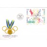 Sverige. 1991. Kvindelige guldmedaljevinder. AFA nr. 1610-13  postfrisk 4-blok Stemplet hæfte FDC parstykkke SWEDEN **/o