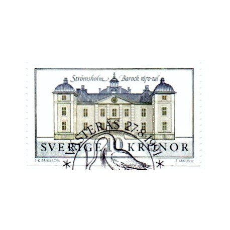 Sverige. 1991. Strömsholm slot. AFA nr. 1620  postfrisk Stemplet hæfte FDC parstykkke SWEDEN **/o
